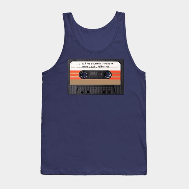 Limited Edition- Debits Equal Credits Mix Tank Top by Cloud Accounting Podcast